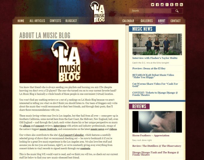 LA Music Blog LA Music Blog