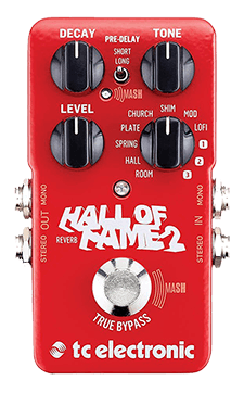 TC Electronic Hall of Fame 2 Reverb Pedal TC Electronic Hall of Fame 2 Reverb Pedal