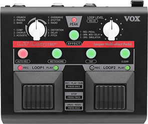 VOX VLL1 Guitar Looper Multi-Effect Pedal VOX VLL1 Guitar Looper Multi-Effect Pedal