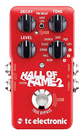 TC Electronic Hall of Fame 2 Reverb Pedal TC Electronic Hall of Fame 2 Reverb Pedal