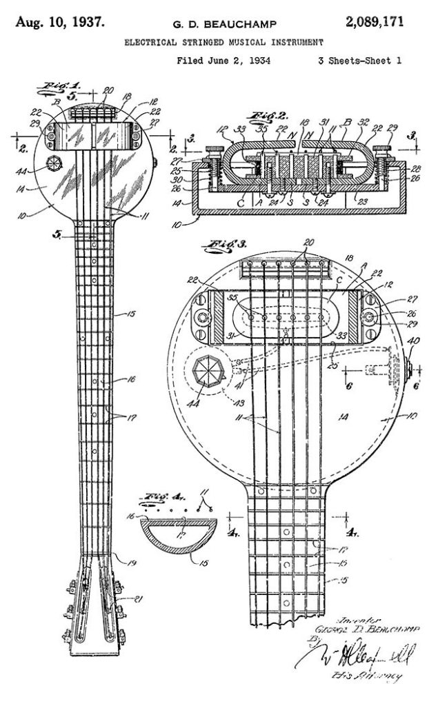 The First Electric Guitar: The Frying Pan The First Electric Guitar: The Frying Pan