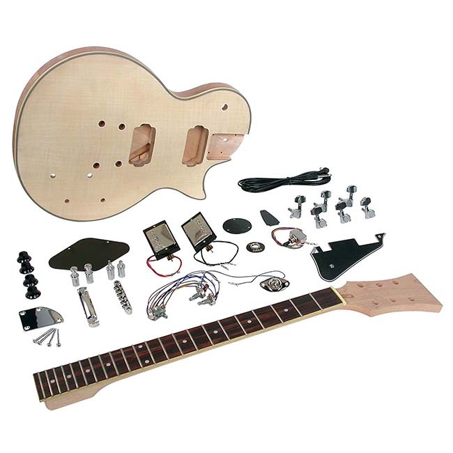 Saga LC-10 Deluxe Electric Guitar Kit - Full Set Saga LC-10 Deluxe Electric Guitar Kit - Full Set